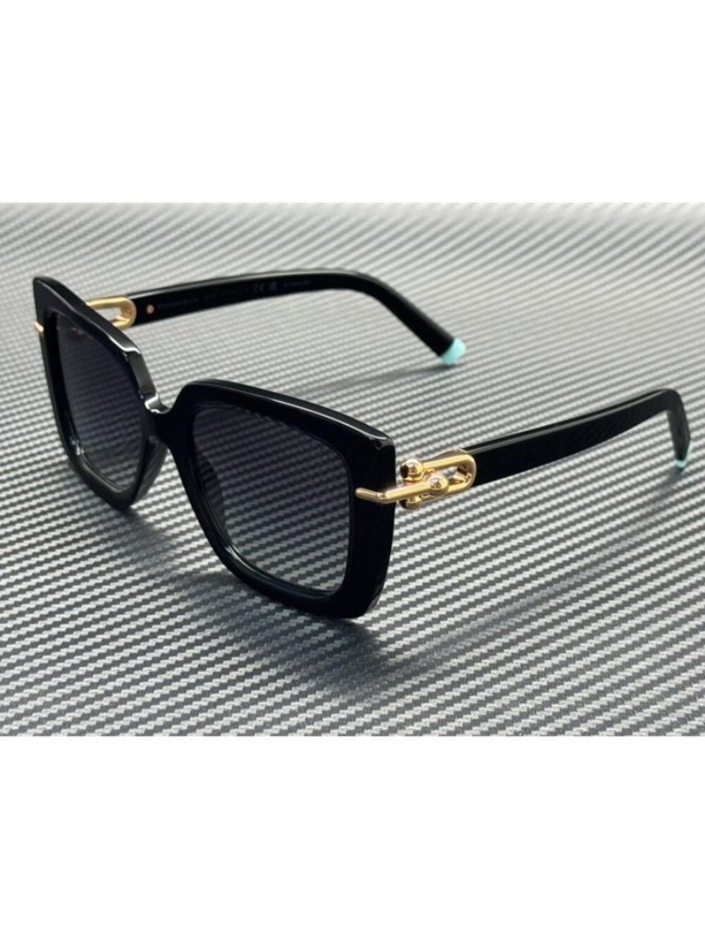 New Tiffany & Co. Women Black Sunglasses 53-18-140